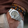 Seiko Datejust Mod Watch with Skeleton Back