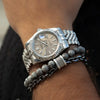 Seiko Datejust Mod Watch with Skeleton Back