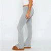 Slim Fitting High Waisted Flare Pants