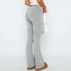 Slim Fitting High Waisted Flare Pants